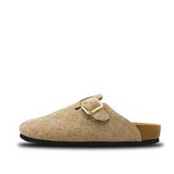 The Shoe Surgeon Taupe Monogram MuleMen's Size 12